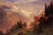 Albert Bierstadt View of the Grindelwald oil painting